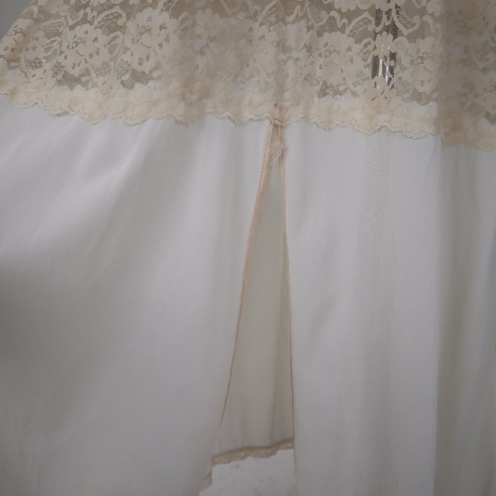 🌺 Vintage Tosca Nightgown Robe Set White Lace Galore Bridal Peignoir Lingerie M - Picture 4 of 10